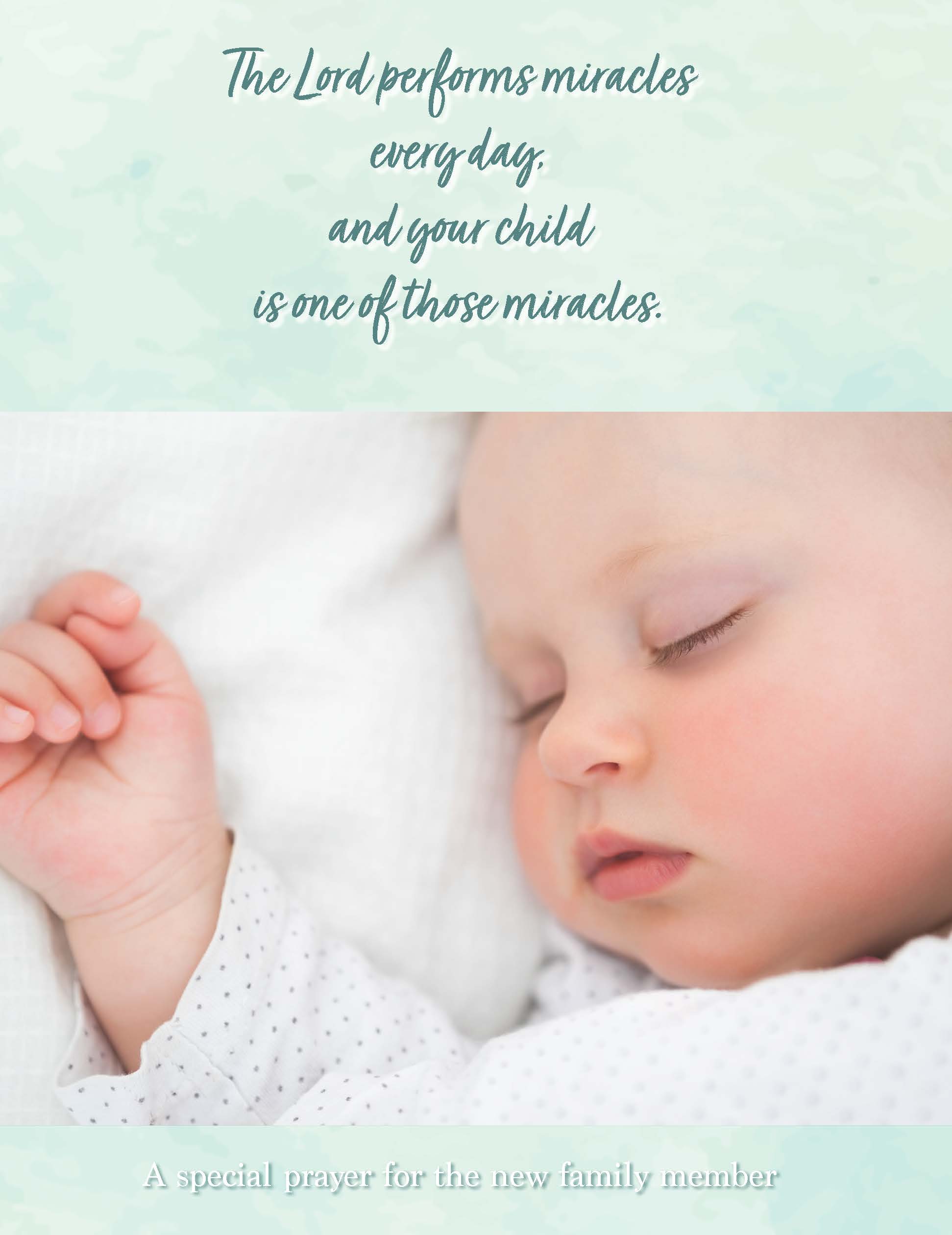 Birth 3 New Baby Card - Redemptorist Communications